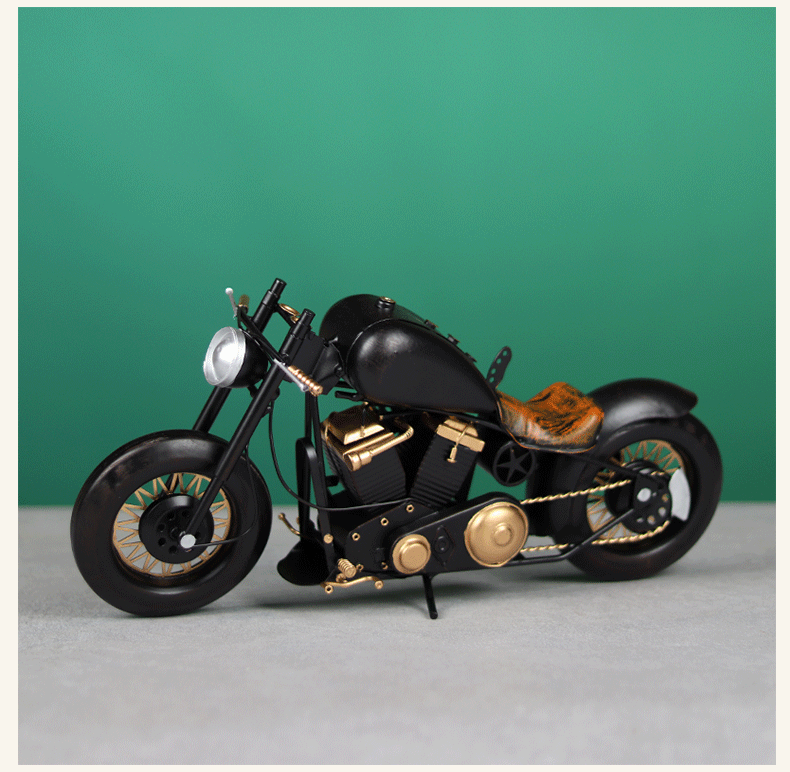 Title 2, Tough Guy Motorcycle Model Handmade Creative Or...