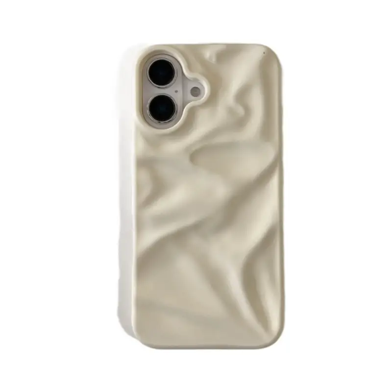 High-Grade Three-dimensional Pleated Pattern New Phone Case