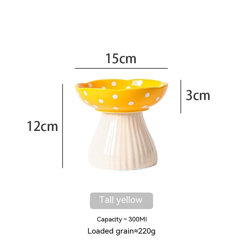 Tall Yellow Mushroom