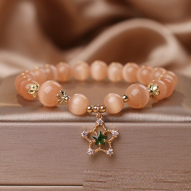 Opal Crystal Pentagram Bracelet For Women