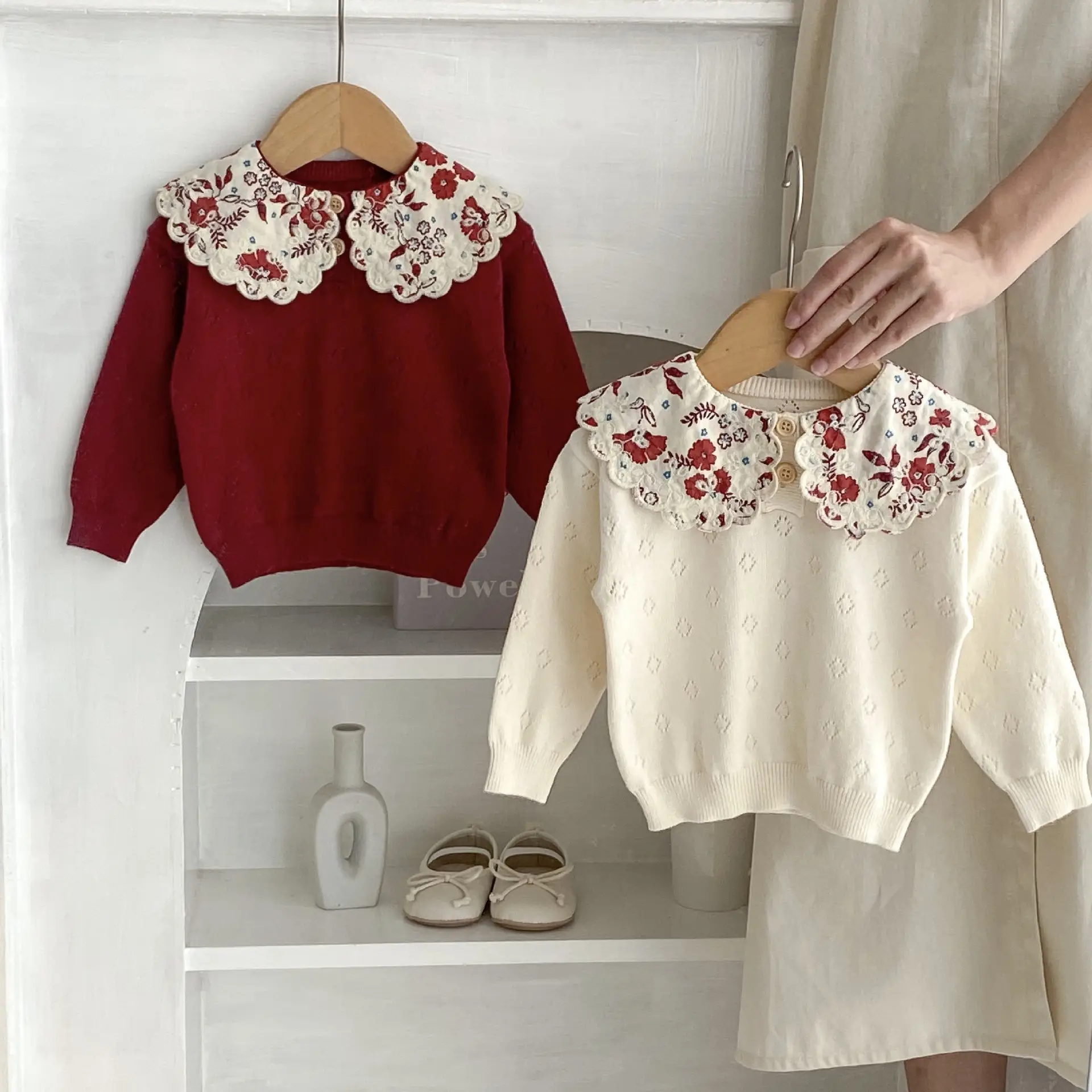 Autumn Children's Knitted Pullovers Top