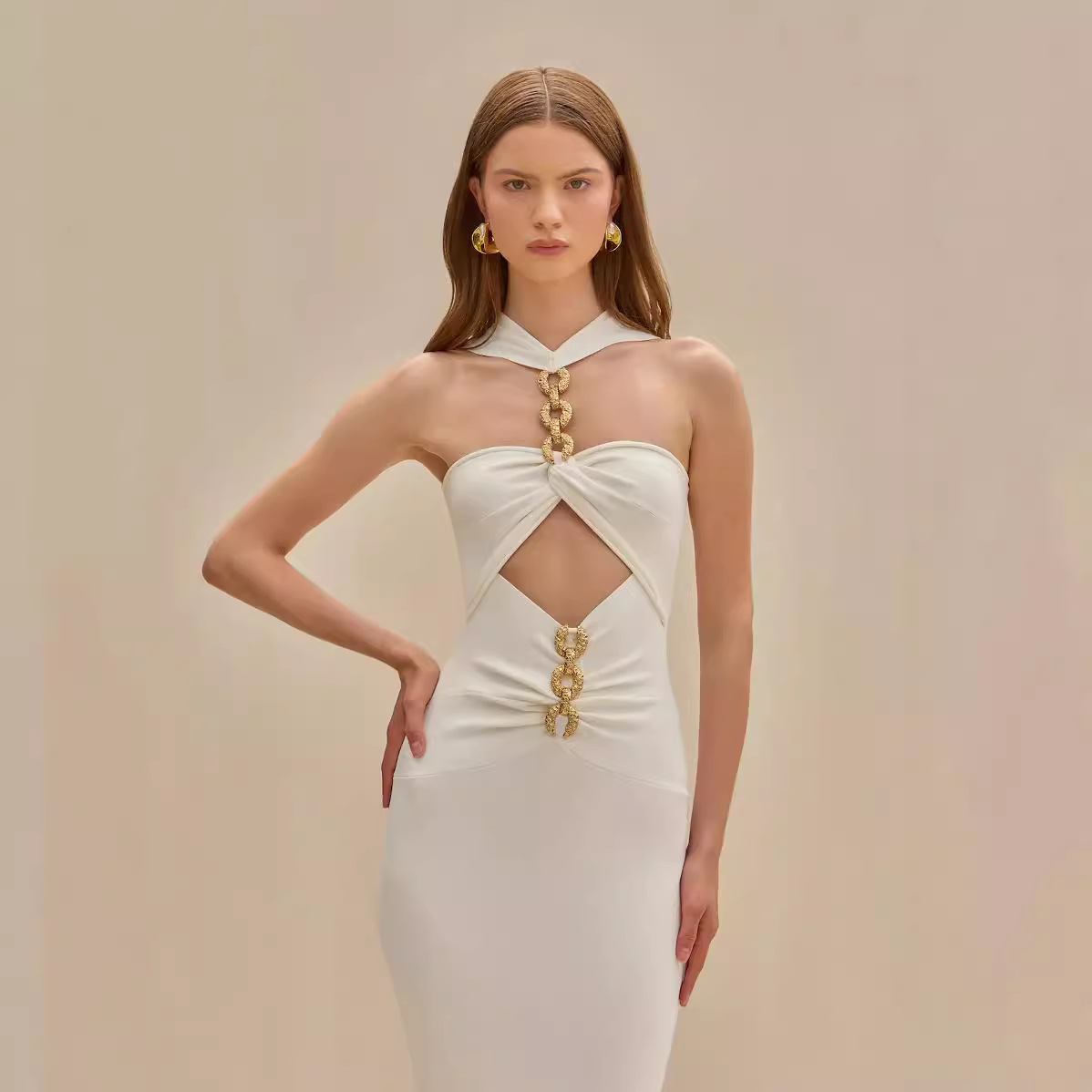 Women's Garden Buckle Sling Dress