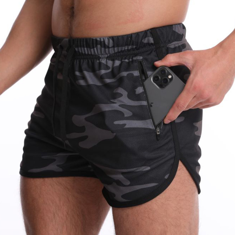 Shorts Black Camouflage