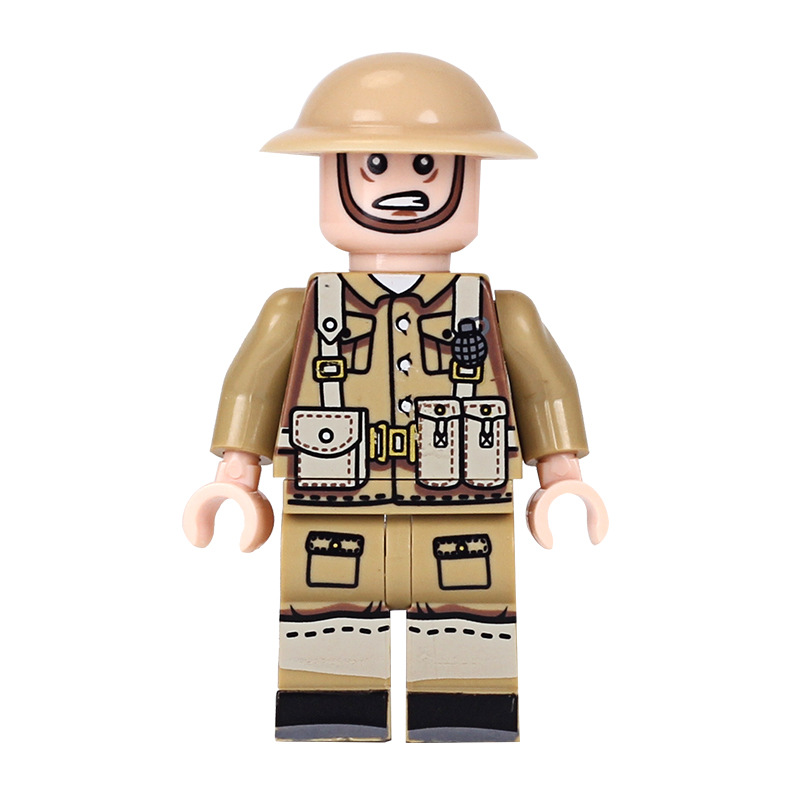 Cross-border Military Building Blocks WWII  Set