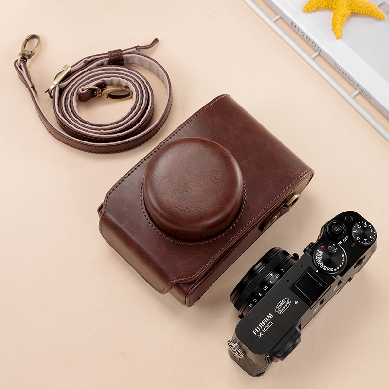 X100VI Camera Leather Protective Cover - Image 8