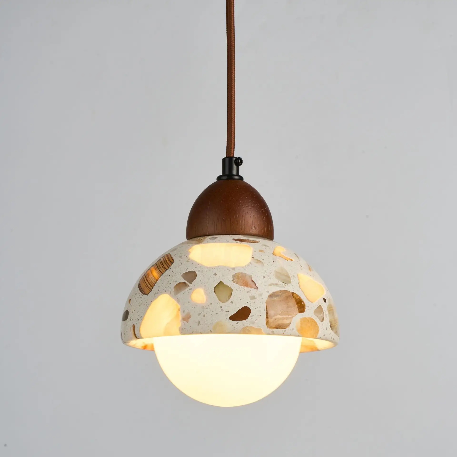 Nordic Style Sunshine Stone Chandelier Japanese Creative
