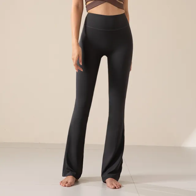 Fashion Yoga Bell bottom Pants Women Graphite Gray - Shop at LoveMi