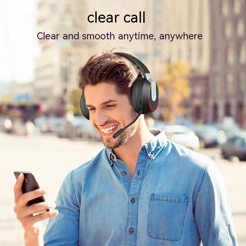 Bluetooth Headset Extra Bass Cellphone Radio Competition Gaming Headset - Image 25