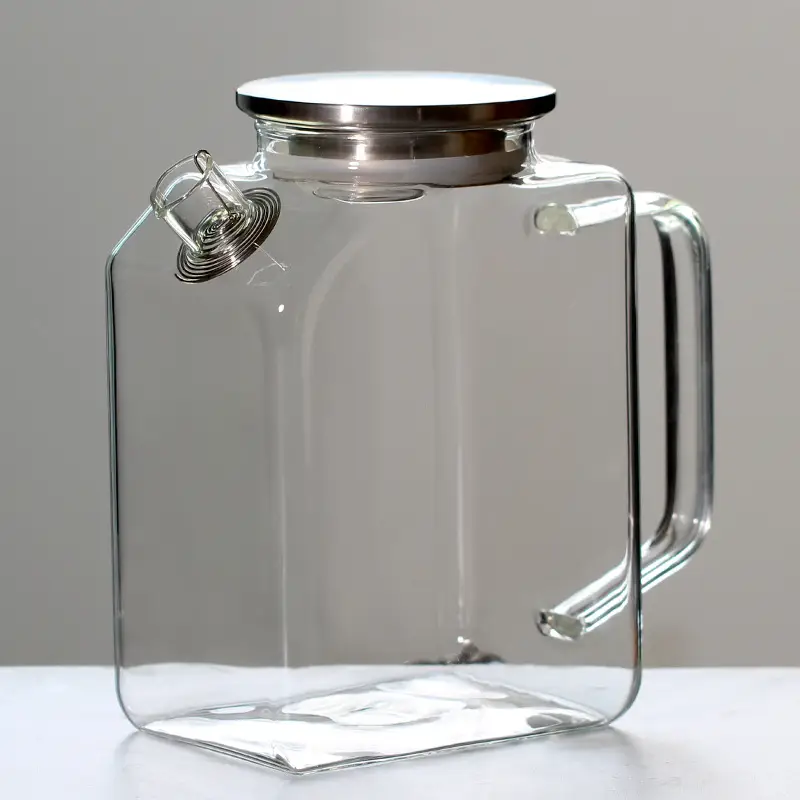 High Temperature Resistant Glass Refrigerator Cold Water Bottle Refrigerated Household Large Capacity