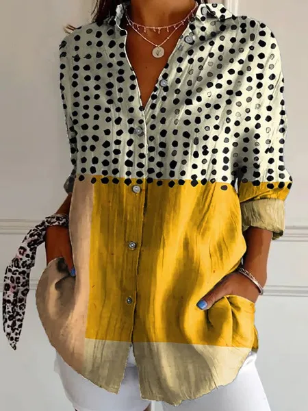 Women's 3D Digital Printing Fashion Long Sleeve Shirt L201 3Xl - Shop at LoveMi