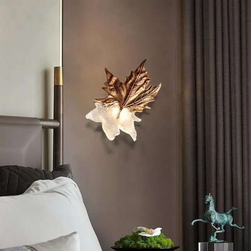 All-copper Wall Lamp Living Room