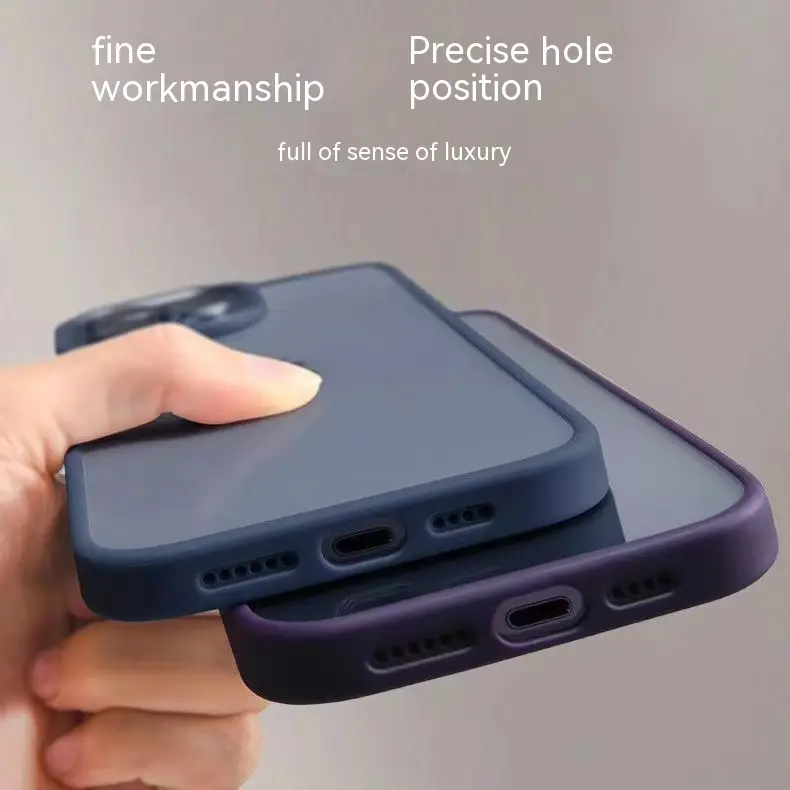 Phone Case New Lens Protector Transparent Protective Case Drop-resistant