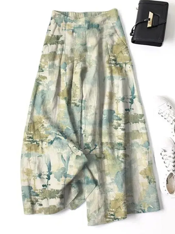 3D Wide Leg Culottes Loose Summer Women's Clothing Quick drying Breathable 17Color - Shop at LoveMi