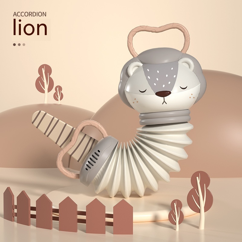 Lion Accordion Bag