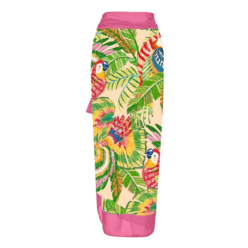 Retro One-piece Swimsuit Women’s V-neck Covered Belly Thin Skirt Hot Spring Beach Dress