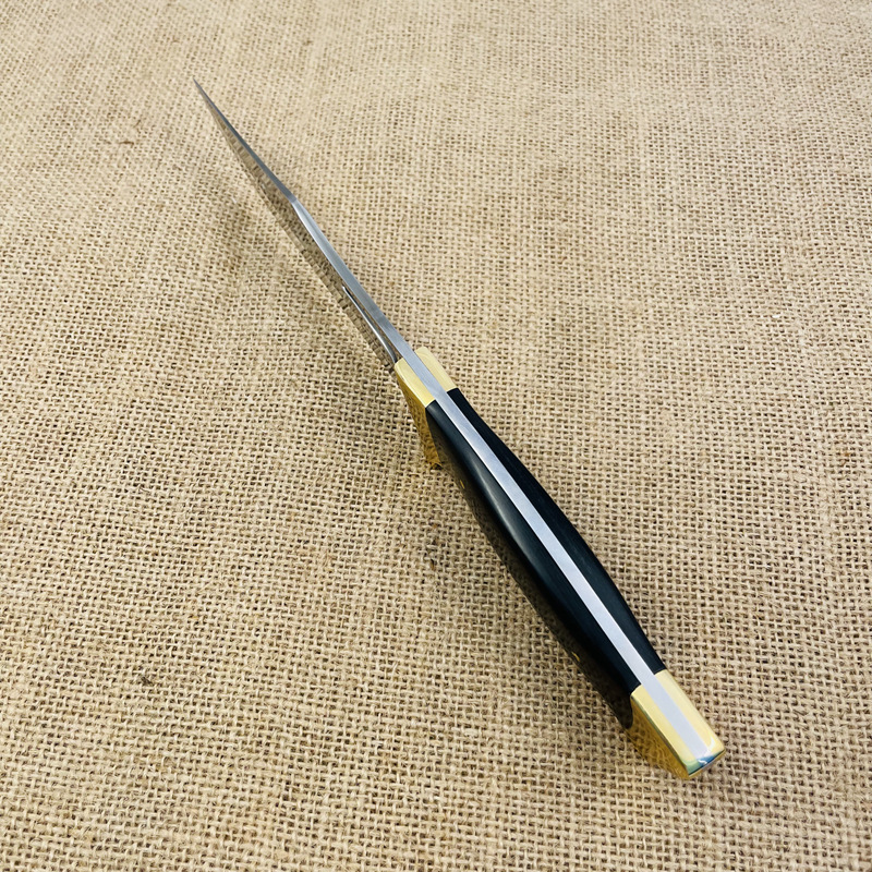 One-piece Keel Outdoor Straight Knife Wilderness Self-defense Life-saving