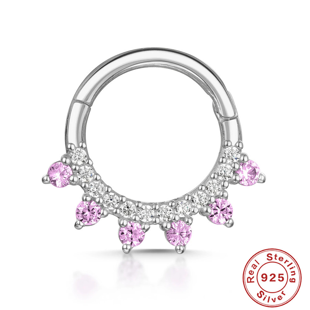 White Gold Color Pink Diamond