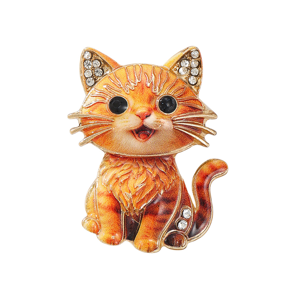 Tiger-Striped Cat Brooch, picture 4 of 6
