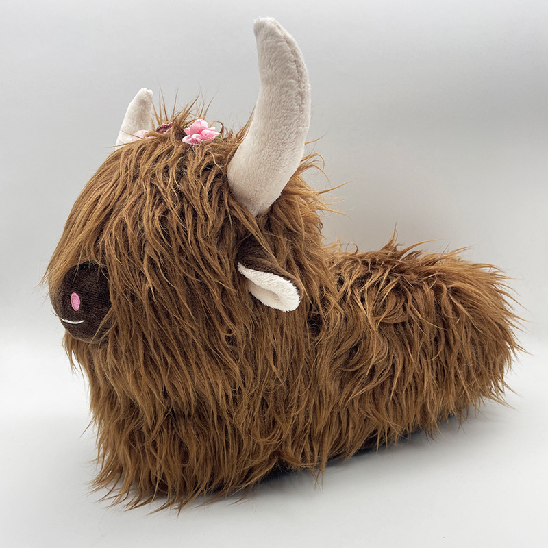 Title 10, Wearing Flower Scottish Yak Plush Winter Cotton...