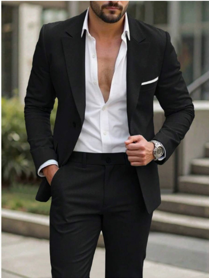 Always In Stock Mens Two-piece Business Professional Suit