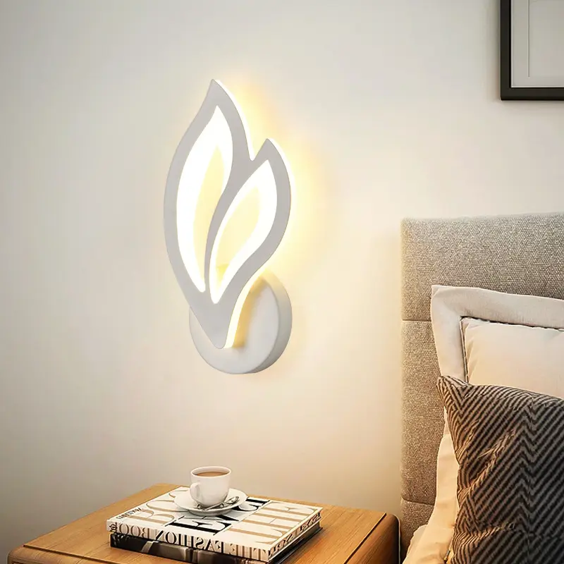 Modern Minimalist Iron Craft Wall Lamp Bedside