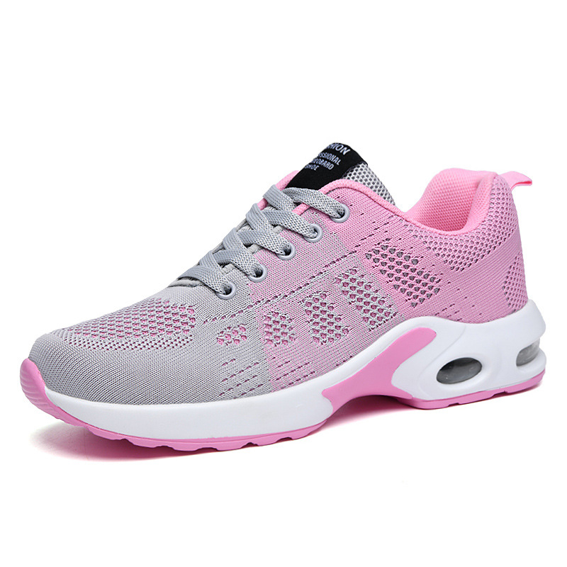 Dense Mesh Flyknit All-matching Comfortable Casual Women Sneaker - Image 3