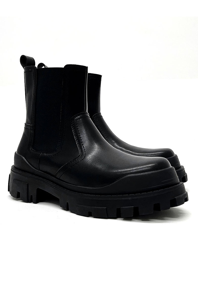 Title 11, Britische schwarze Premium-Stiefel. Robuste und...