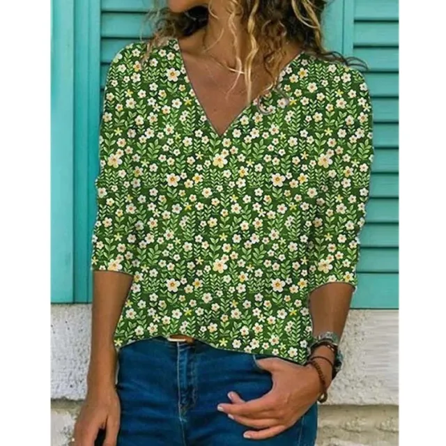 Street Popular Autumn And Winter New Women's Tops Printed Long Sleeve Element 3 - Shop at LoveMi