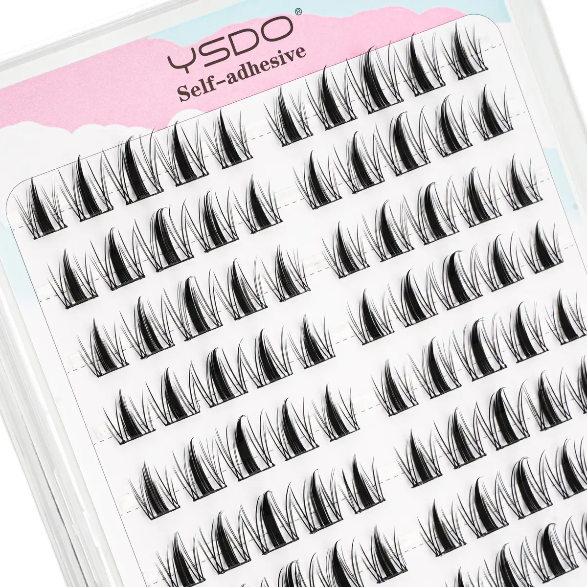 New Pointed-tail Self-adhesive Glue-free False Eyelashes
