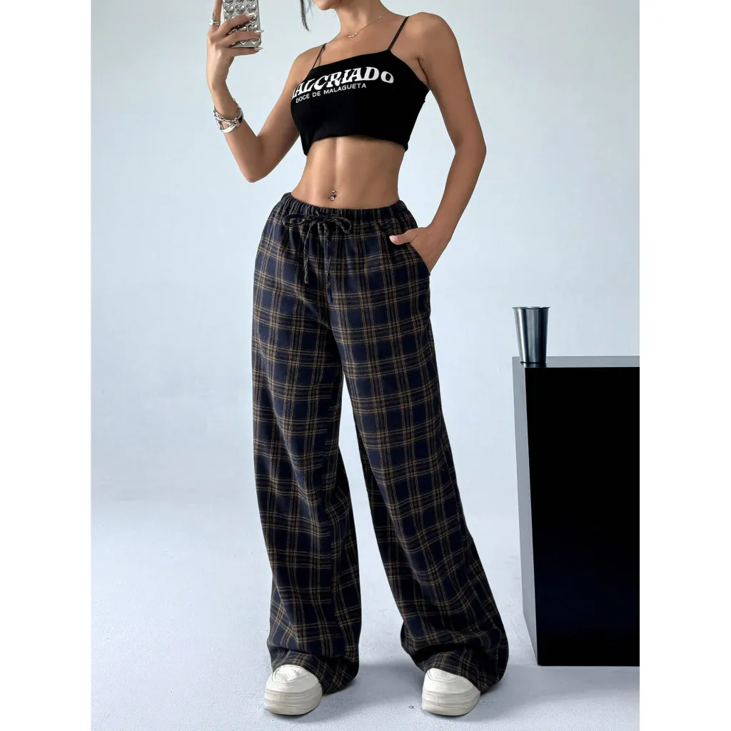 Leopard Print Floral Print Casual Jumpsuit Wide Leg Loose - Yellow