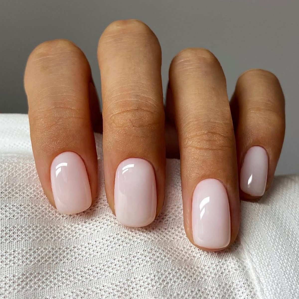 Solid-color Short-style Handmade Wearable Nails
