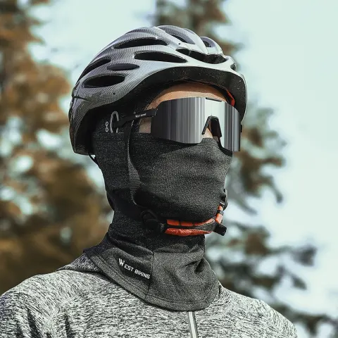 Thermal Headgear Fleece Cycling Mask with Eyehole