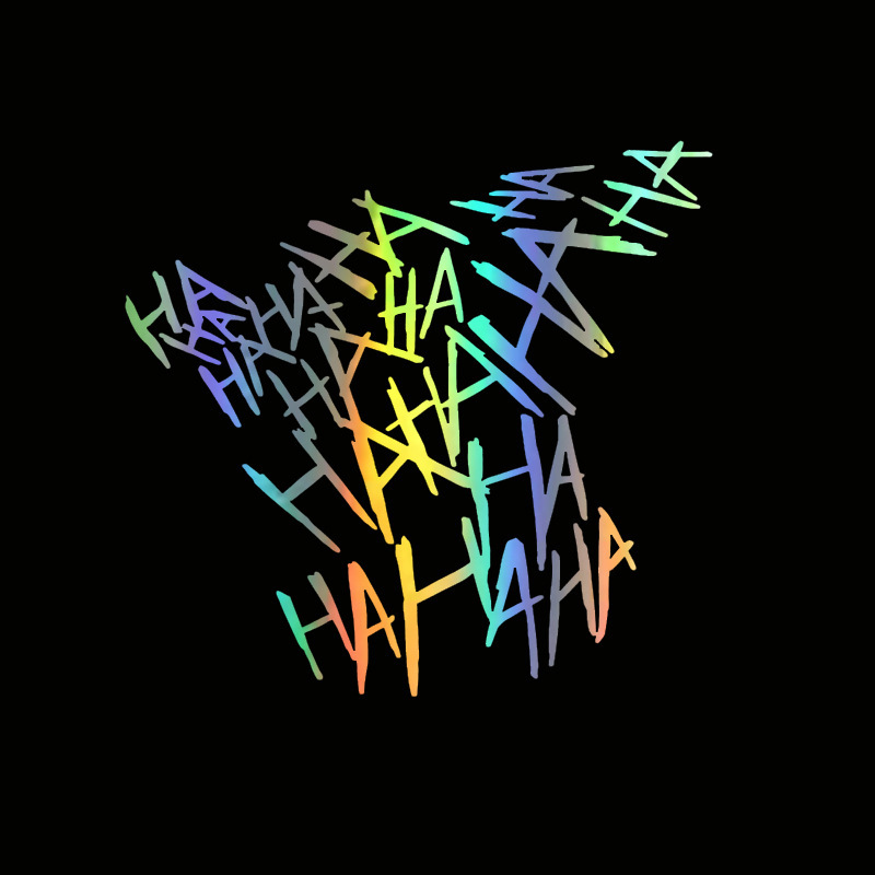 Car Motorcycle Reflective Bumper Stickers Hahaha English - Image 2