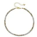 Womens Natural Crystal Abacus Bead Necklace view 14