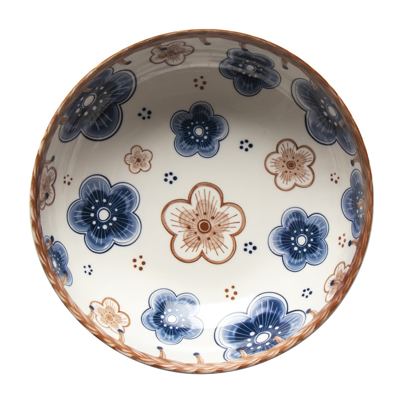 Vine Ceramic Underglaze Color Disc Complex Dish Deep Plates Household Creative Tableware - Image 7
