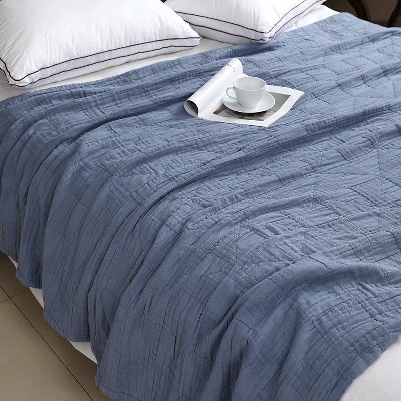 Comfortable Breathable Nap Blanket Pure Cotton Towel Blanket
