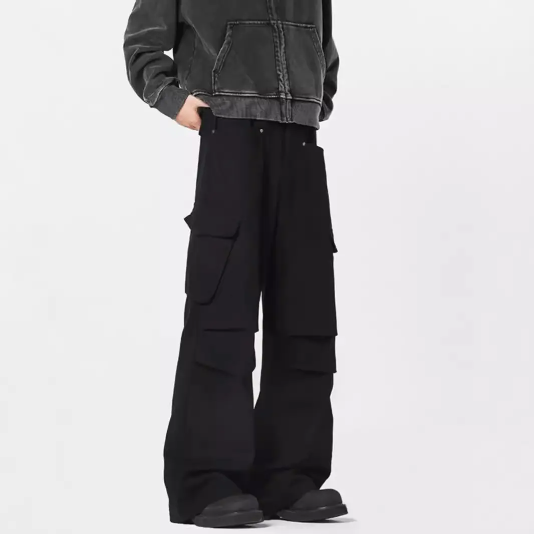Retro High Street Fashion Trendy Trousers Men's
