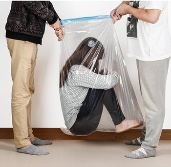 Thick Transparent Vacuum Compression Bag