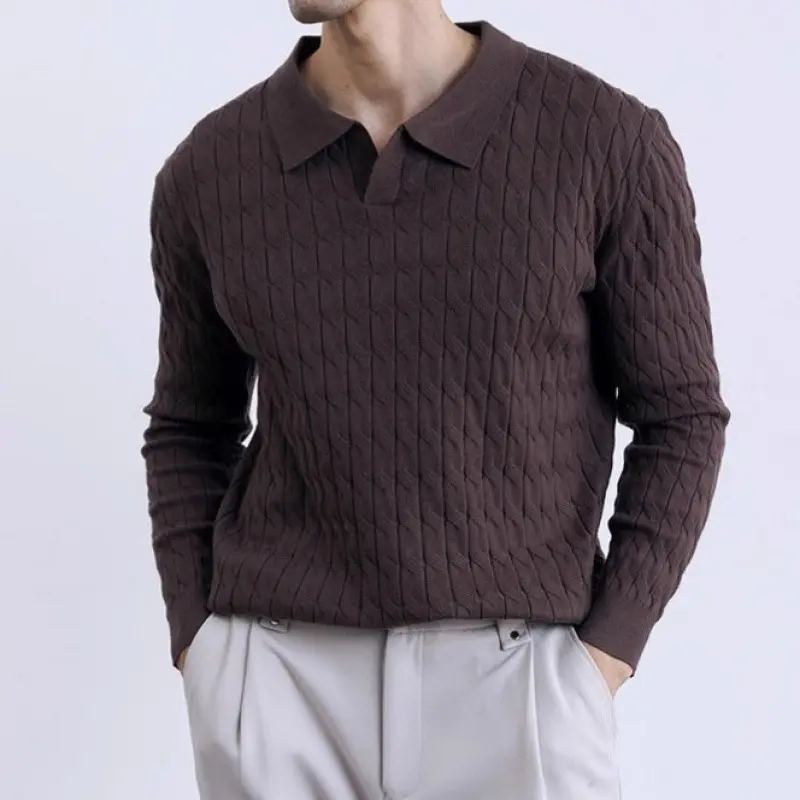 Mens Casual Comfortable Pullover Sweater