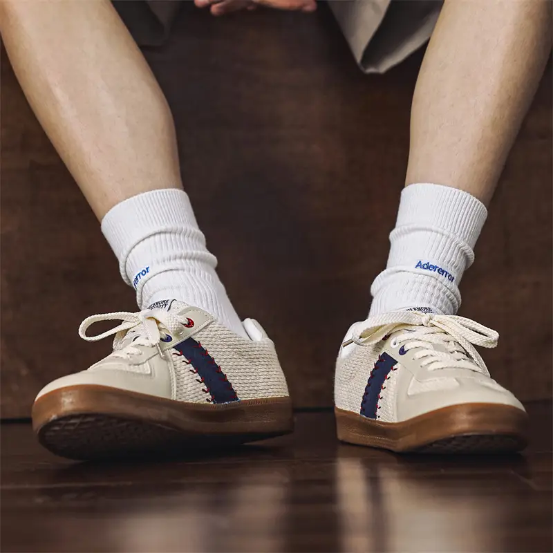 Student Couple Breathable Mesh Panel Niche Sports Casual Men's Shoes