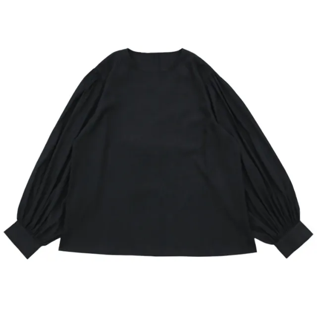 Women's Autumn Crew Neck Shirt Black - Shop at LoveMi