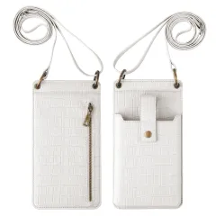 Women's Multi-functional Crossbody Retro Mini Shoulder - White - View 1