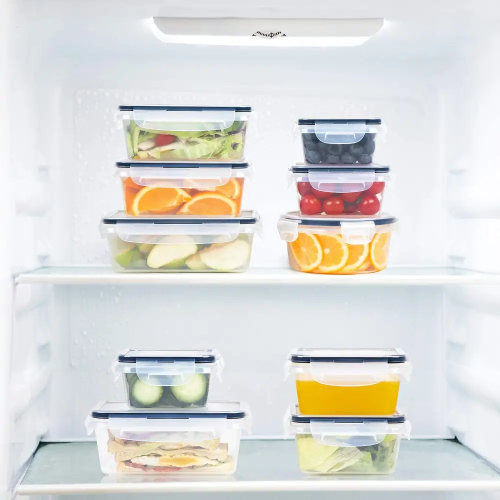12-piece Kitchen Cereals Storage Box Refrigerator Preservation