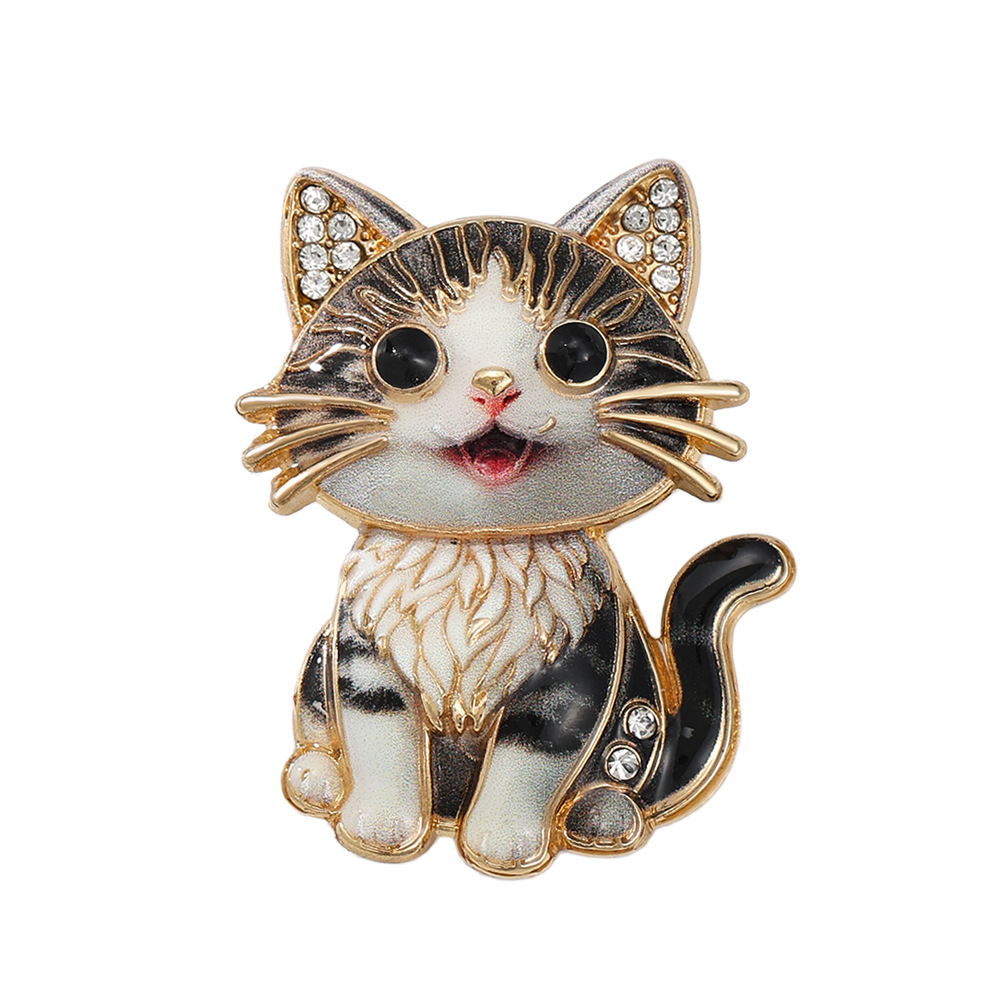 Tiger-Striped Cat Brooch, picture 6 of 6