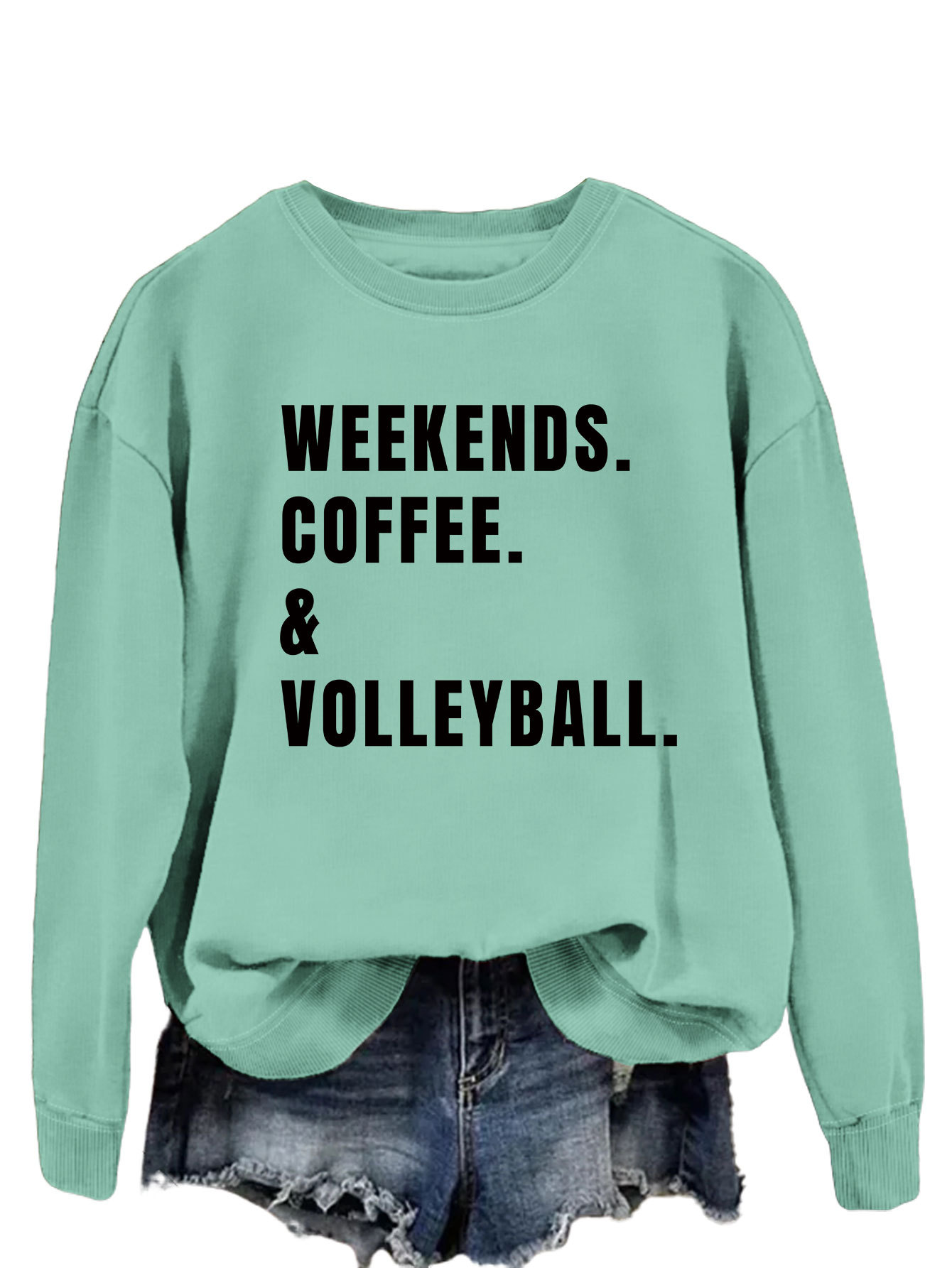 Light Green Black Sweater Font