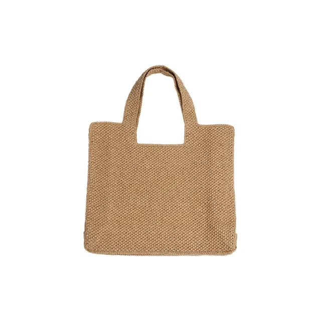 Holiday Straw Woven Bag Woven Commuter Tote Bucket Bag Khaki - Shop at LoveMi