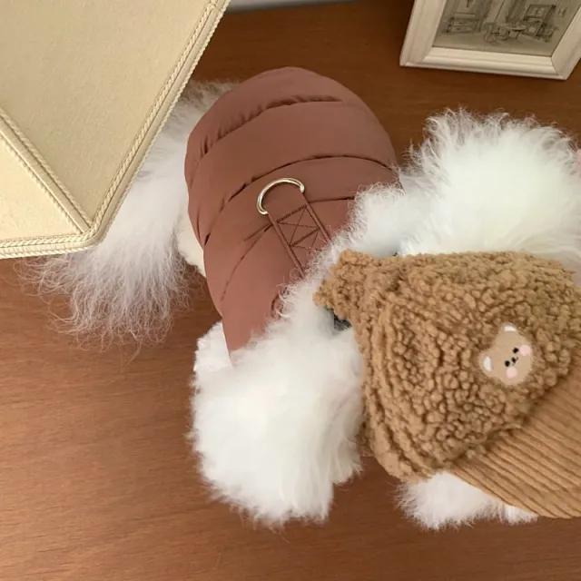 Traction Pet Cotton Clothing Small Dog Brown - Shop at LoveMi