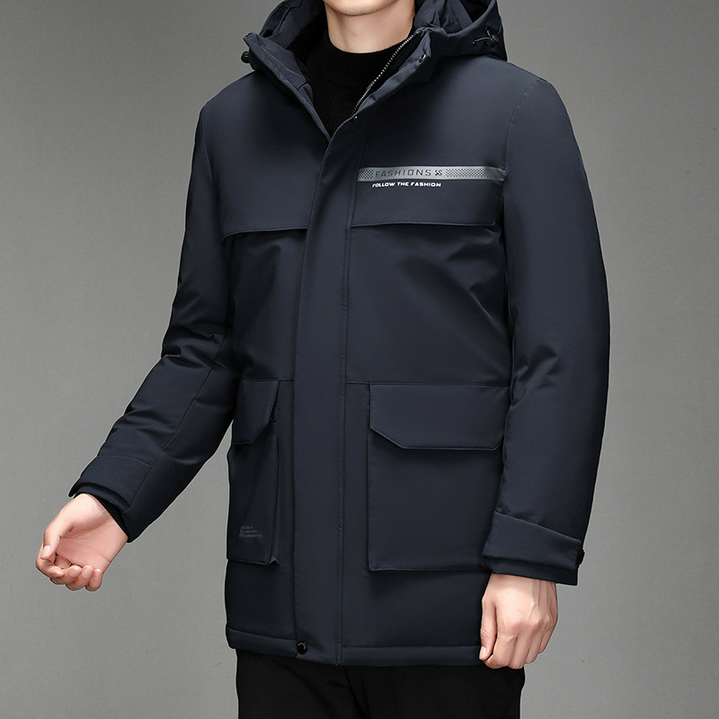 Thick Outdoor Goose-down Down Jacket For Cold-weather Protection