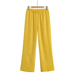 Women's Shirt Wide Leg Casual Trousers - Pants - View 1