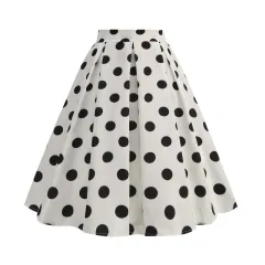 Versatile Slimming A-line Flared Skirt - 3826 Style - View 1